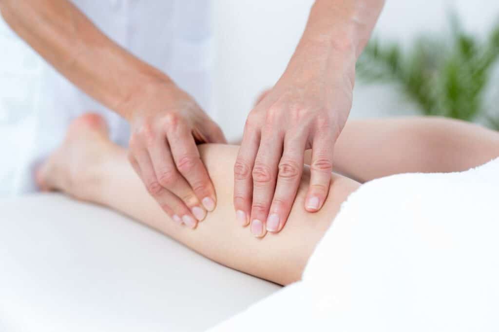 partial lower body massage